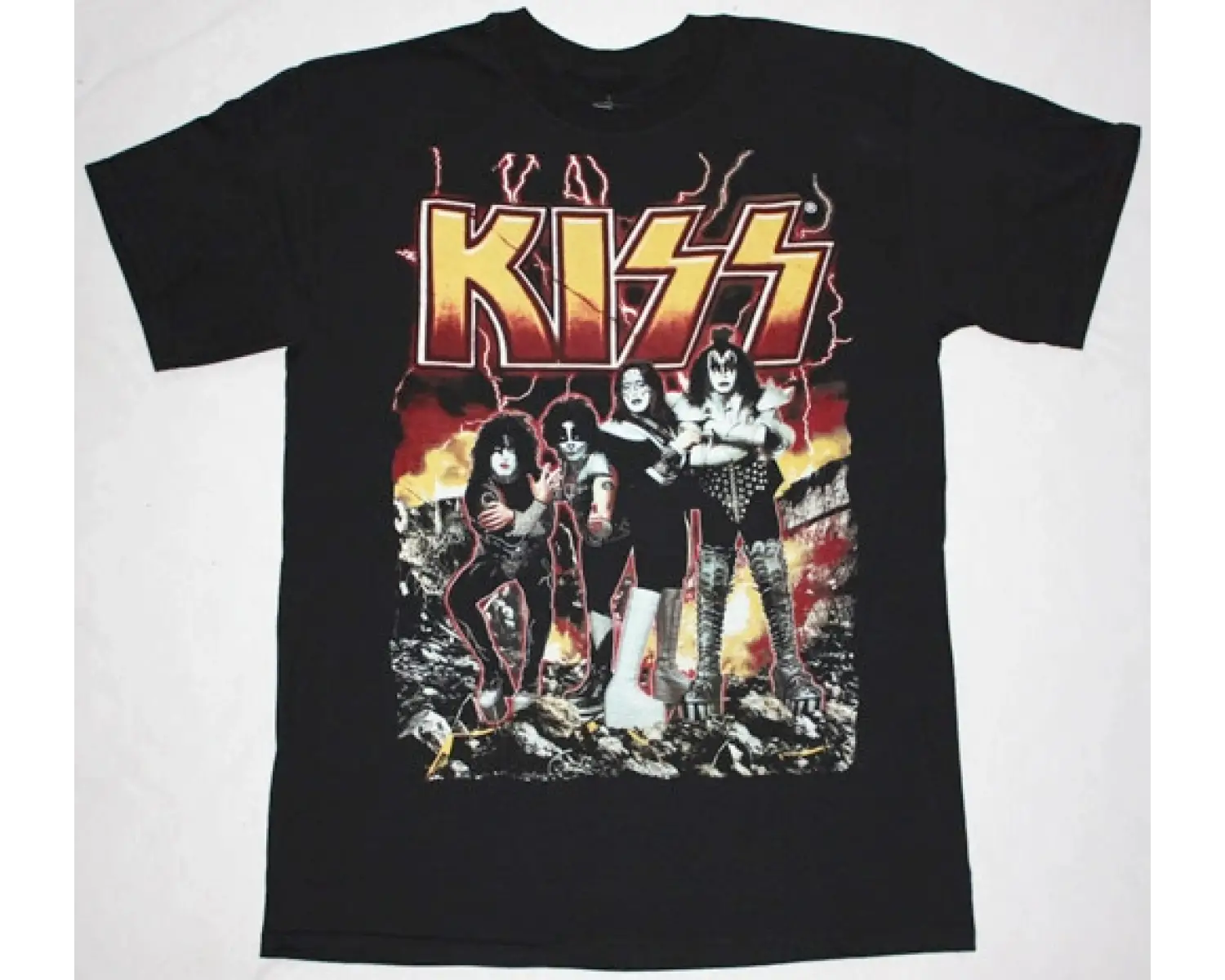 VAN HALEN WOMEN AND CHILDREN FIRST 1980 NEW WHITE T SHIRT ÖN VE ARAKA BASKILI