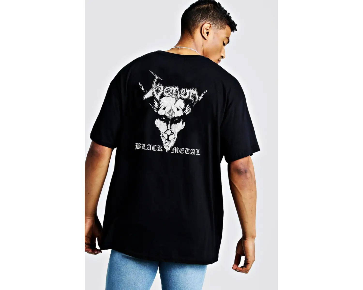 Venom Black Metal Oversize Unisex Tişört