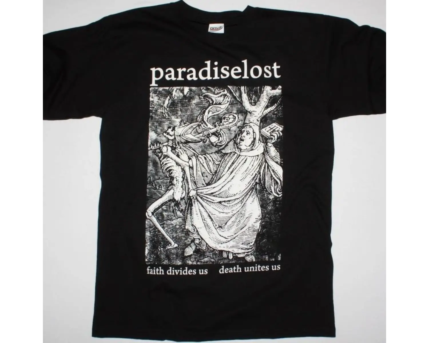 VENOM PHOTO BAND NEW BLACK T-SHIRT ÖN VE ARAKA BASKILI