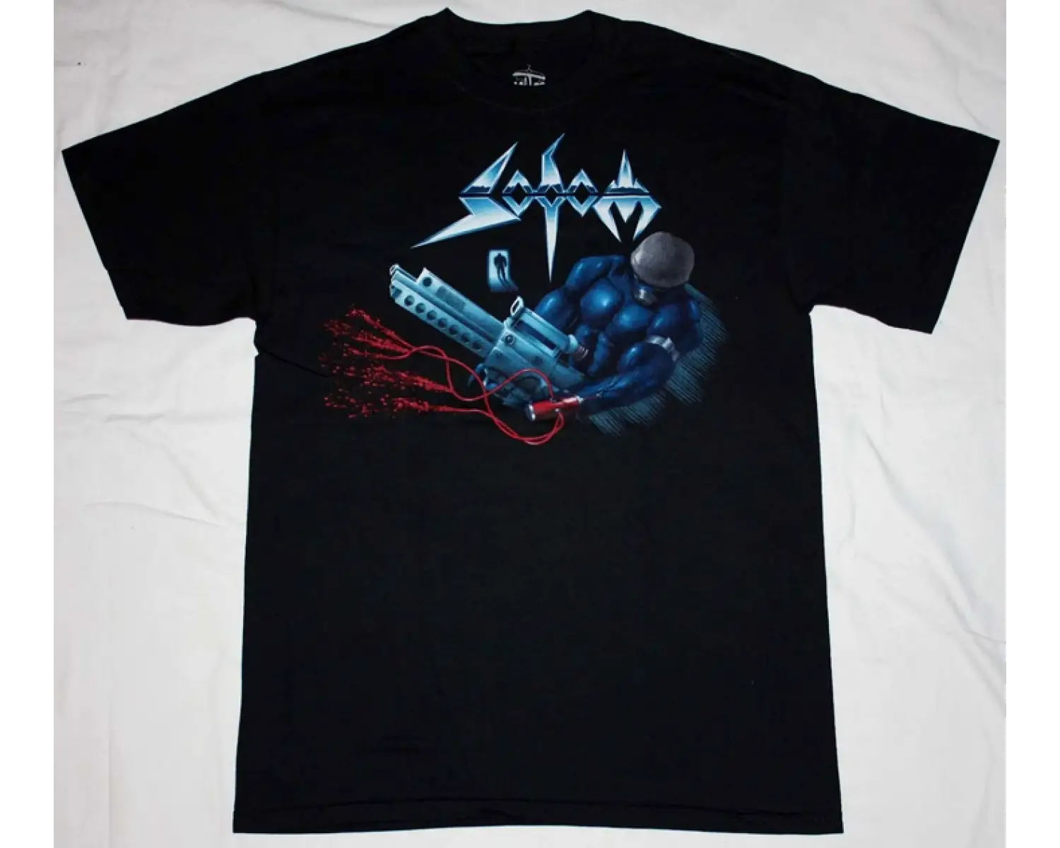 VINNIE VINCENT INVASION TOUR 86-87 NEW BLACK T SHIRT ÖN VE ARAKA BASKILI