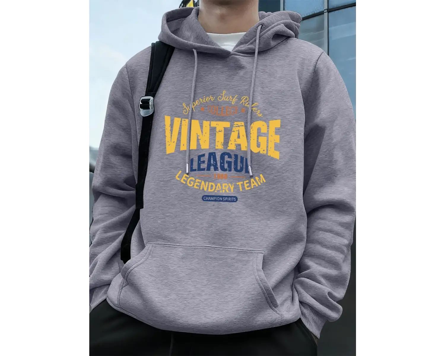 Vintage Legue Efsanevi Takım Baskılar Erkekler Kapüşonlular Sonbahar Polar Sıcak Kazak Rahat