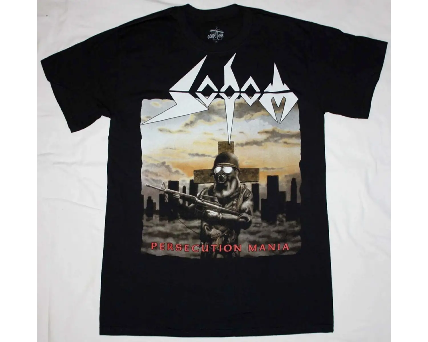 VIO-LENCE ETERNAL NIGHTMARE NEW BLACK T-SHIRT ÖN VE ARAKA BASKILI