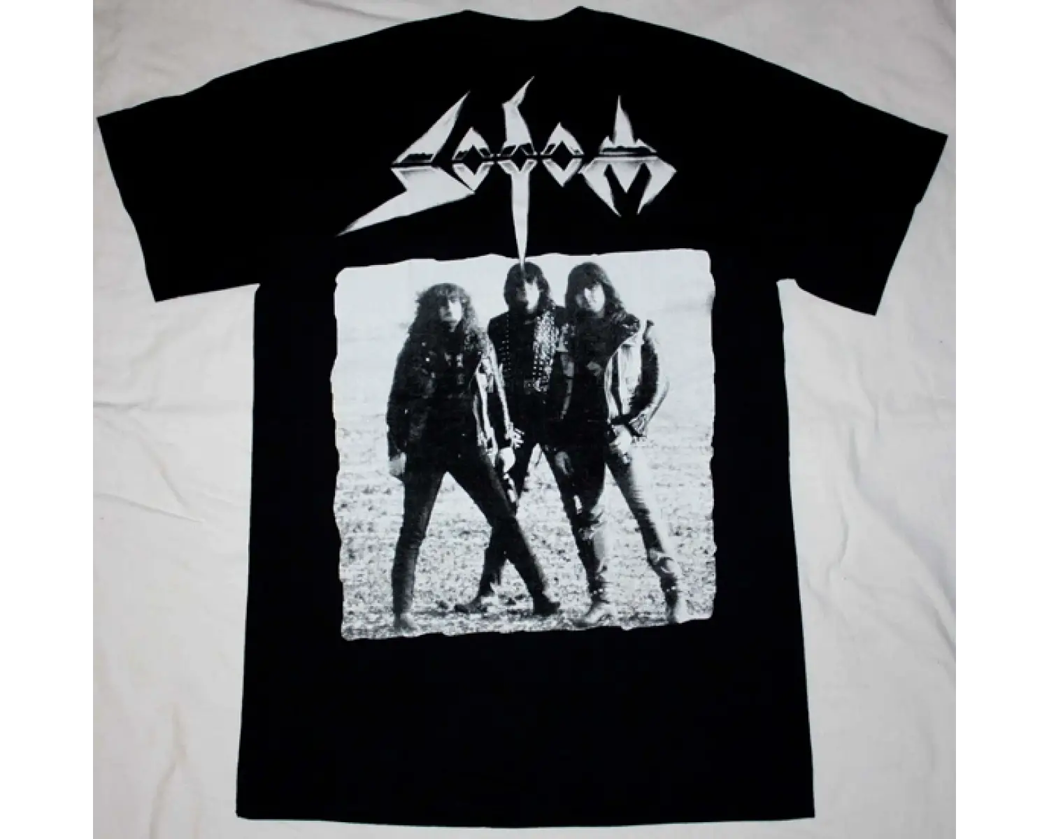 VIO-LENCE ETERNAL NIGHTMARE NEW BLACK T-SHIRT ÖN VE ARAKA BASKILI