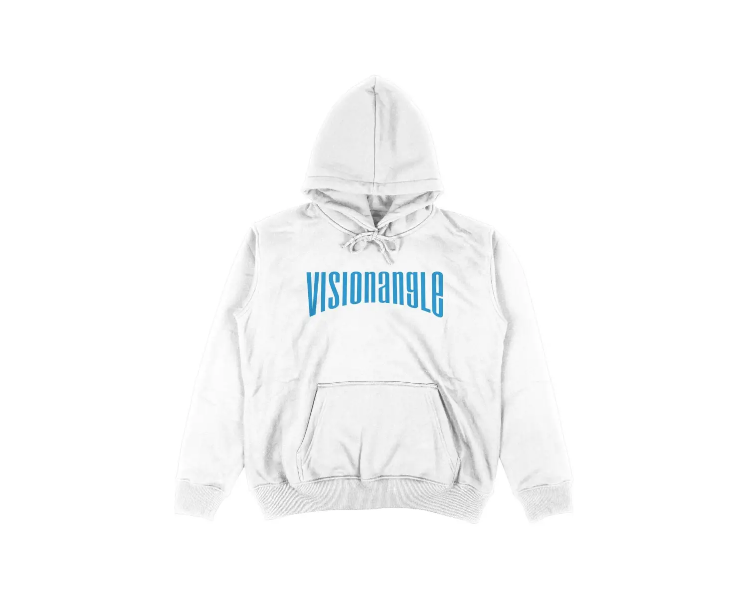 Visionangle Beyaz Oversize Unisex Kapüşonlu Sweatshirt Hoodie