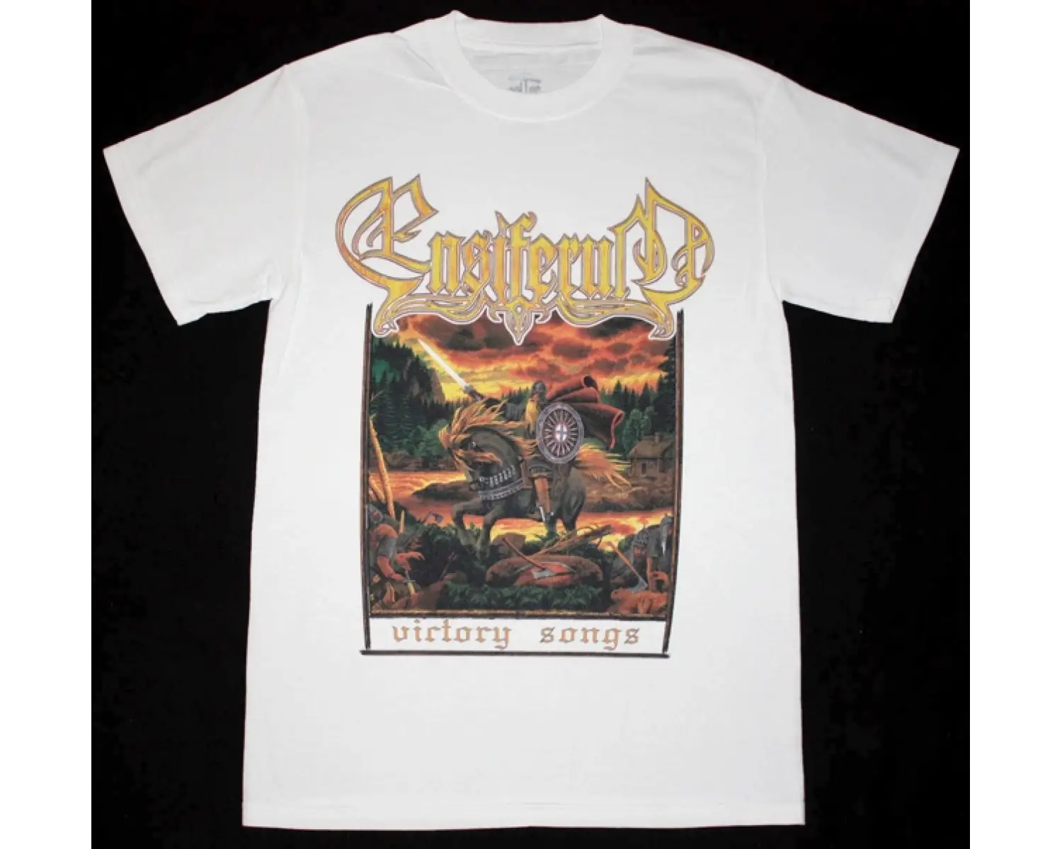 VOLBEAT REWIND REPLAY REBOUND TRACKLIST NEW WHITE T-SHIRT ÖN BASKILI