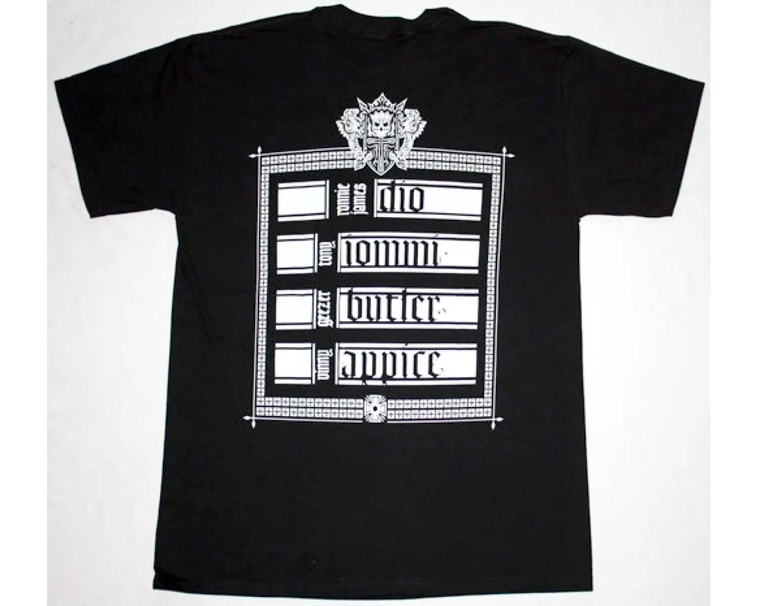WARFARE METAL ANARCHY 1985 NEW BLACK T SHIRT ÖN VE ARAKA BASKILI
