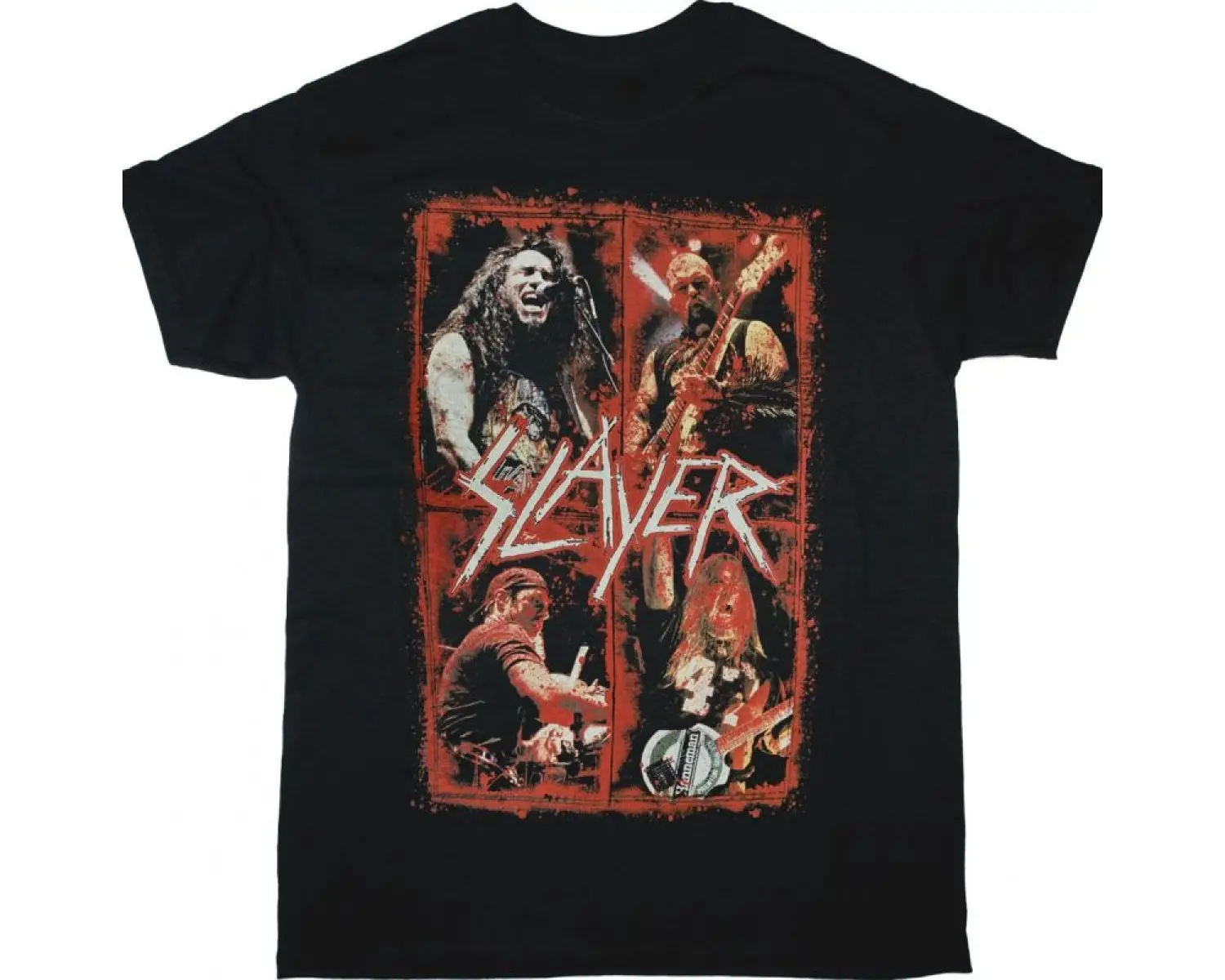 WARLOCK BURNING THE WITCHES84 NEW BLACK T-SHIRT ÖN VE ARAKA BASKILI