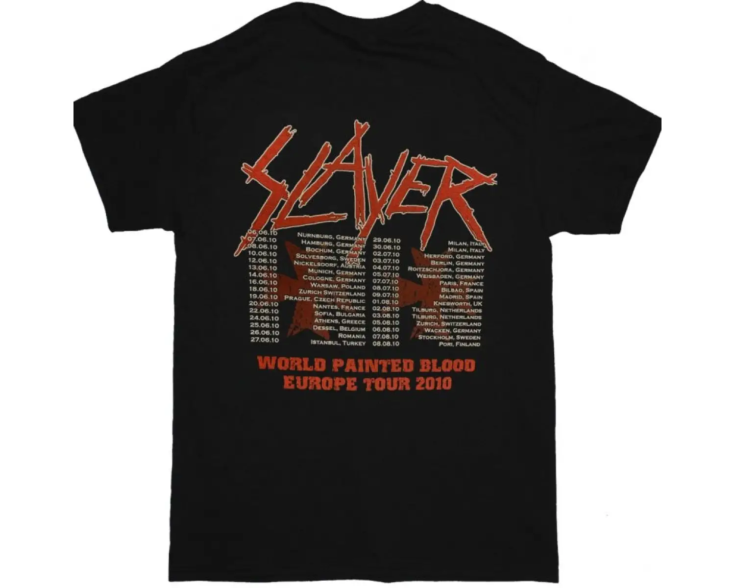 WARLOCK BURNING THE WITCHES84 NEW BLACK T-SHIRT ÖN VE ARAKA BASKILI