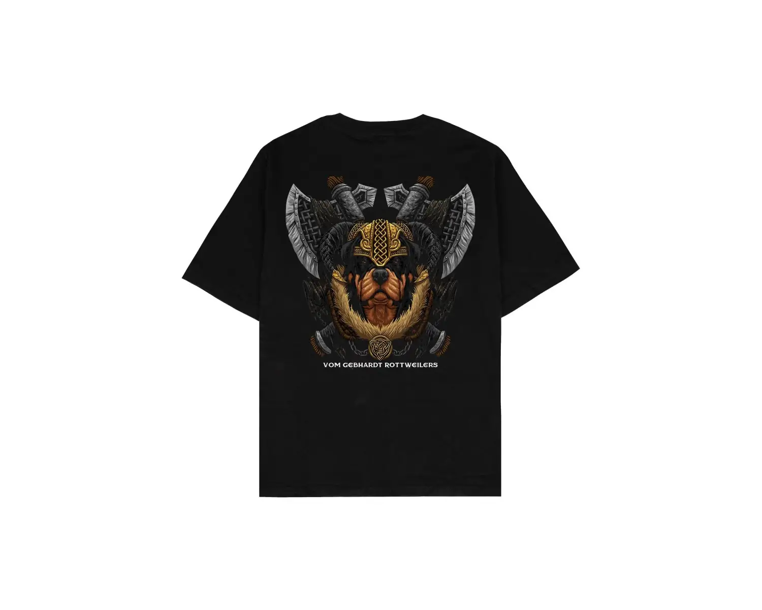 Warrior Siyah Oversize Unisex T-shirt