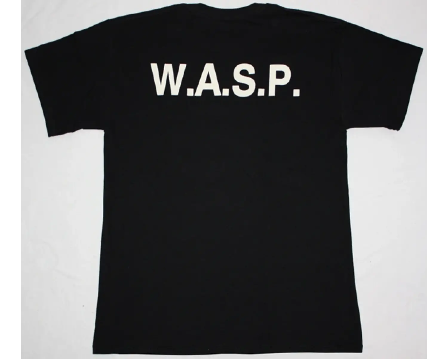 W.A.S.P. CRIMSON IDOL NEW BLACK T-SHIRT ÖN VE ARAKA BASKILI