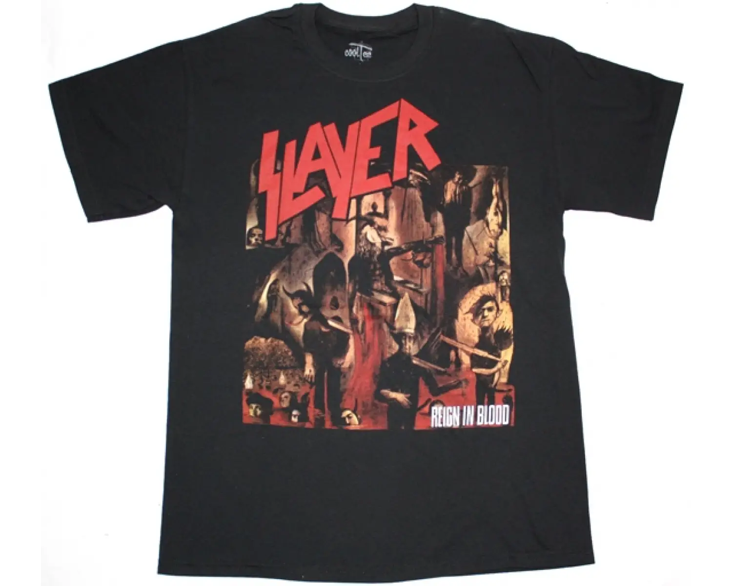 W.A.S.P. HEADS NEW WHITE T-SHIRT ÖN VE ARAKA BASKILI