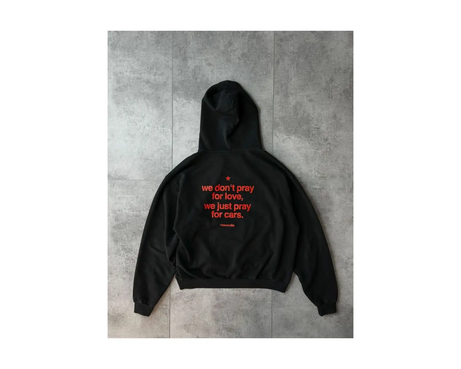 we dont pray for love, we just pray for cars ünisex hoodie