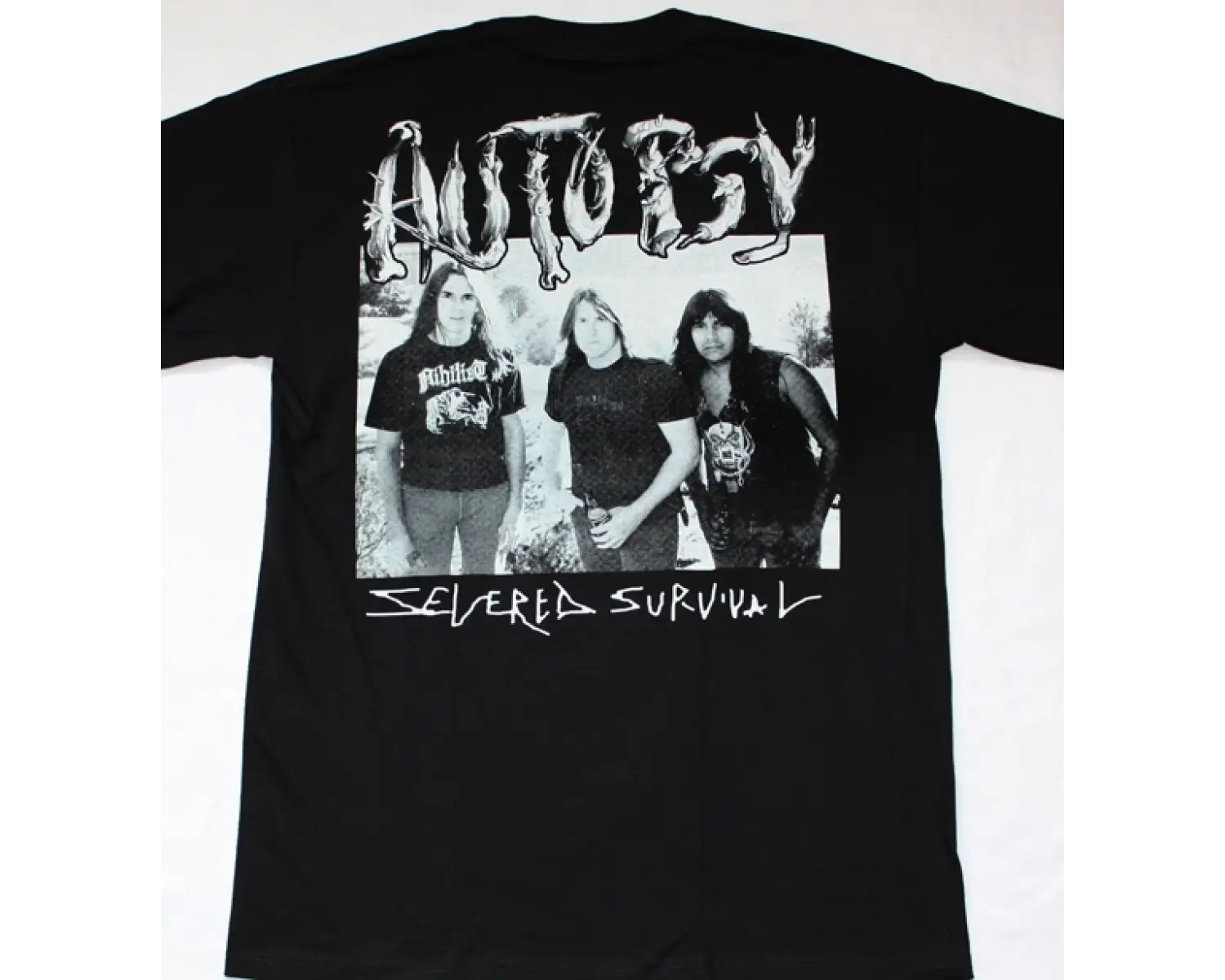 WHITE ZOMBIE MONSTER YELL NEW BLACK T SHIRT ÖN VE ARAKA BASKILI