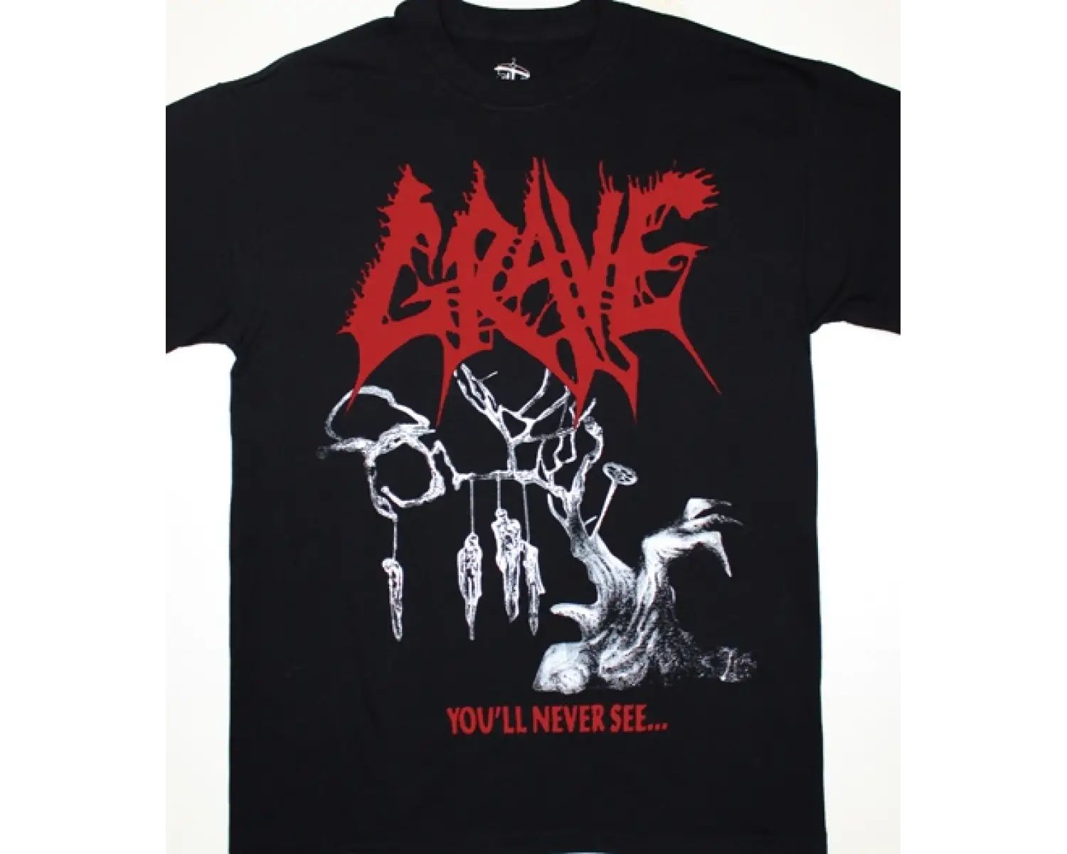 WHITECHAPEL FROM BELOW FADED BLACK NEW BLACK T-SHIRT ÖN VE ARAKA BASKILI