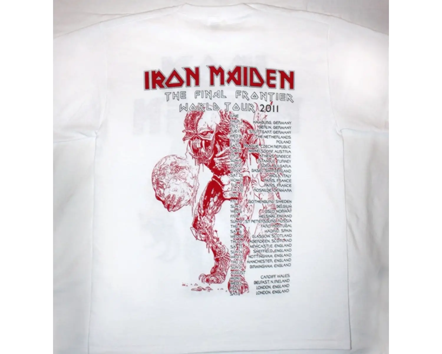 WHITESNAKE RESTLESS HEART 97 NEW BLACK T-SHIRT ÖN VE ARAKA BASKILI