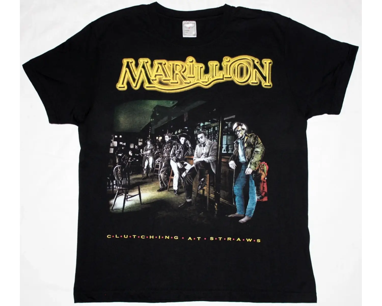 WHITESNAKE SIGN NEW BLACK T-SHIRT ÖN VE ARAKA BASKILI