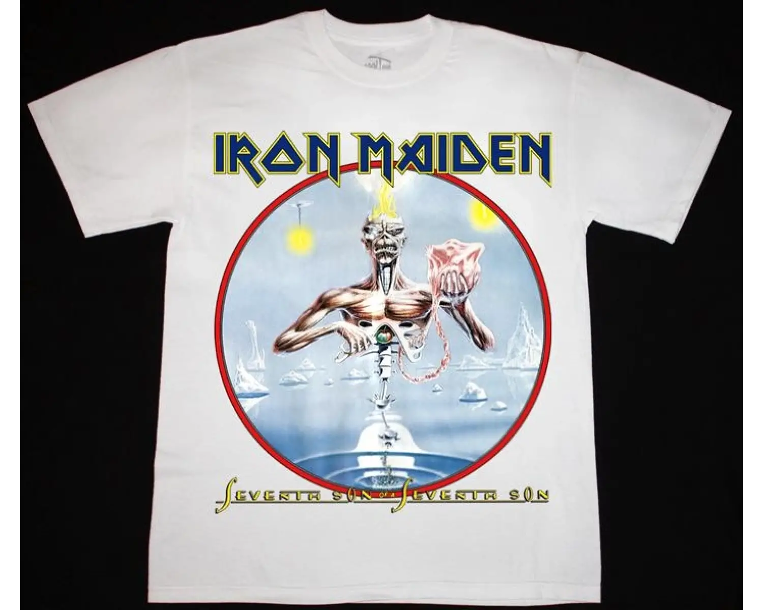 WHITESNAKE SLIDE IT IN TOUR 1984 NEW BLACK T-SHIRT ÖN VE ARAKA BASKILI