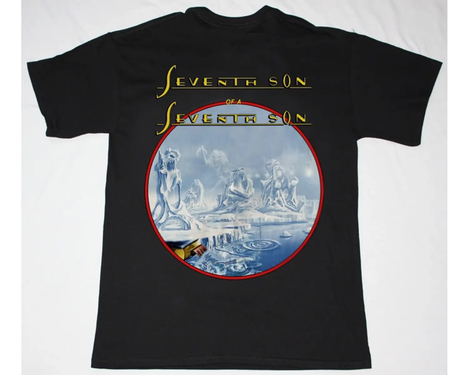 WHITESNAKE SLIDE IT IN TOUR NEW BLACK T-SHIRT ÖN VE ARAKA BASKILI