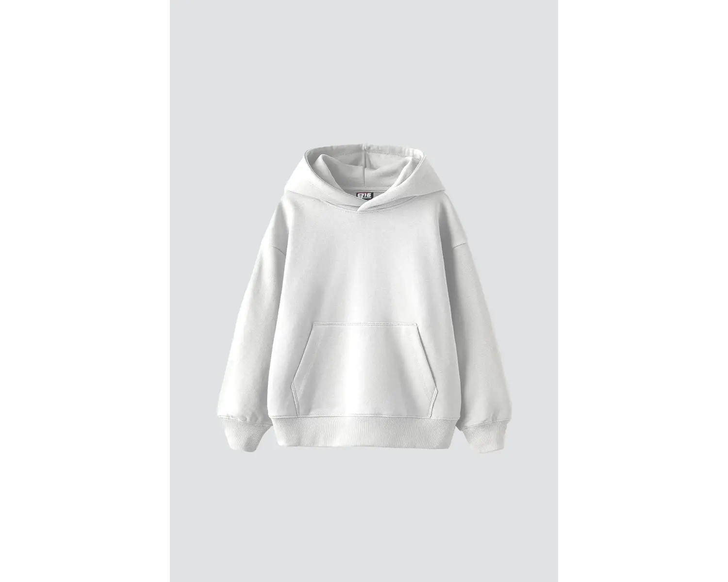 Wild Baskılı Oversize Unisex Beyaz