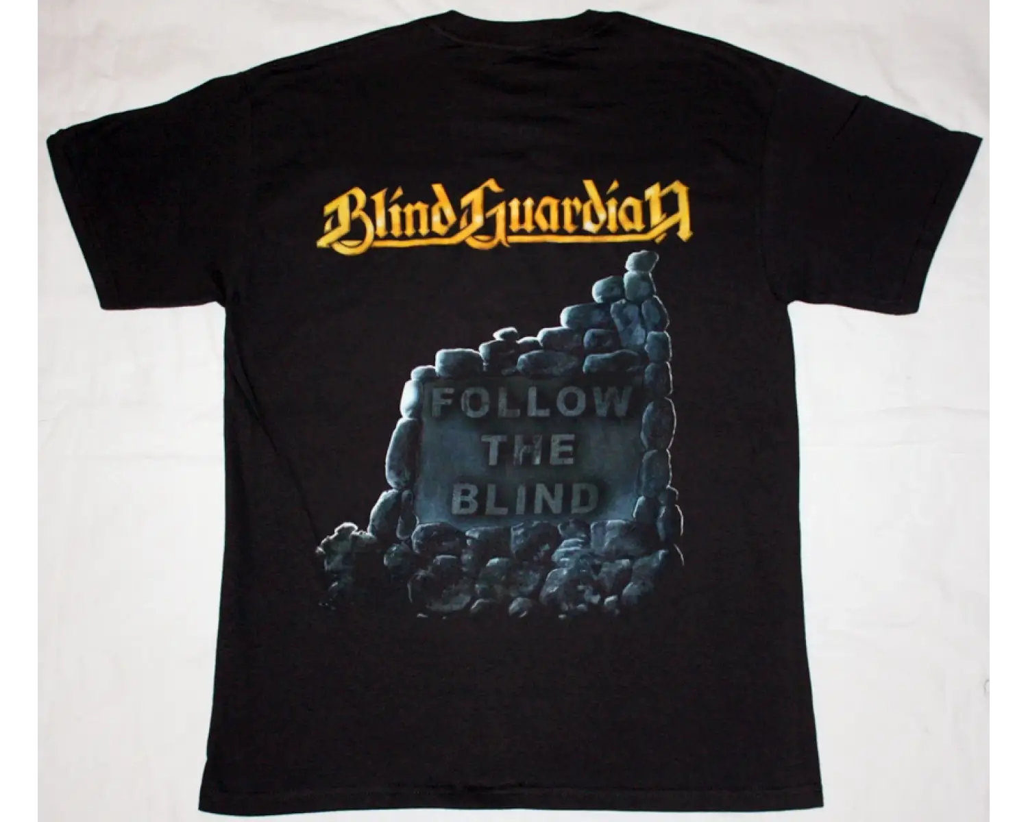 WITHIN TEMPTATION LOGO NEW BLACK T-SHIRT ÖN VE ARAKA BASKILI