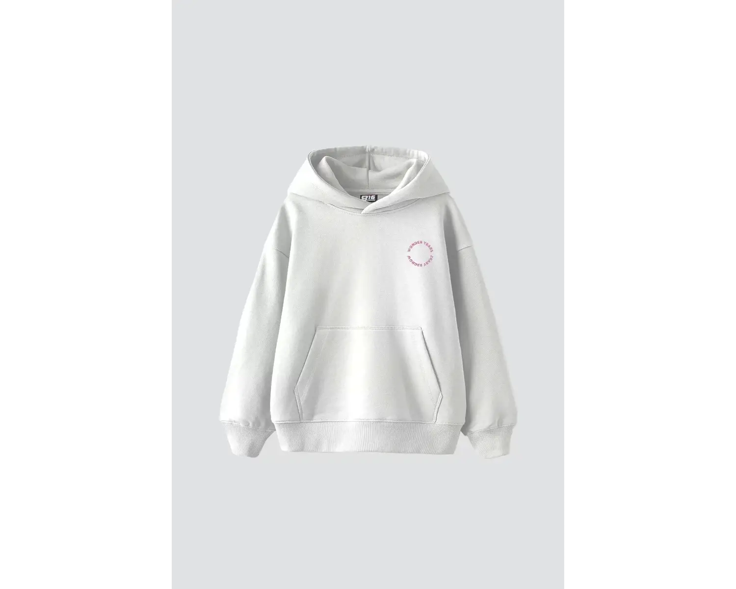 Wonder Years Baskılı Oversize Unisex Beyaz