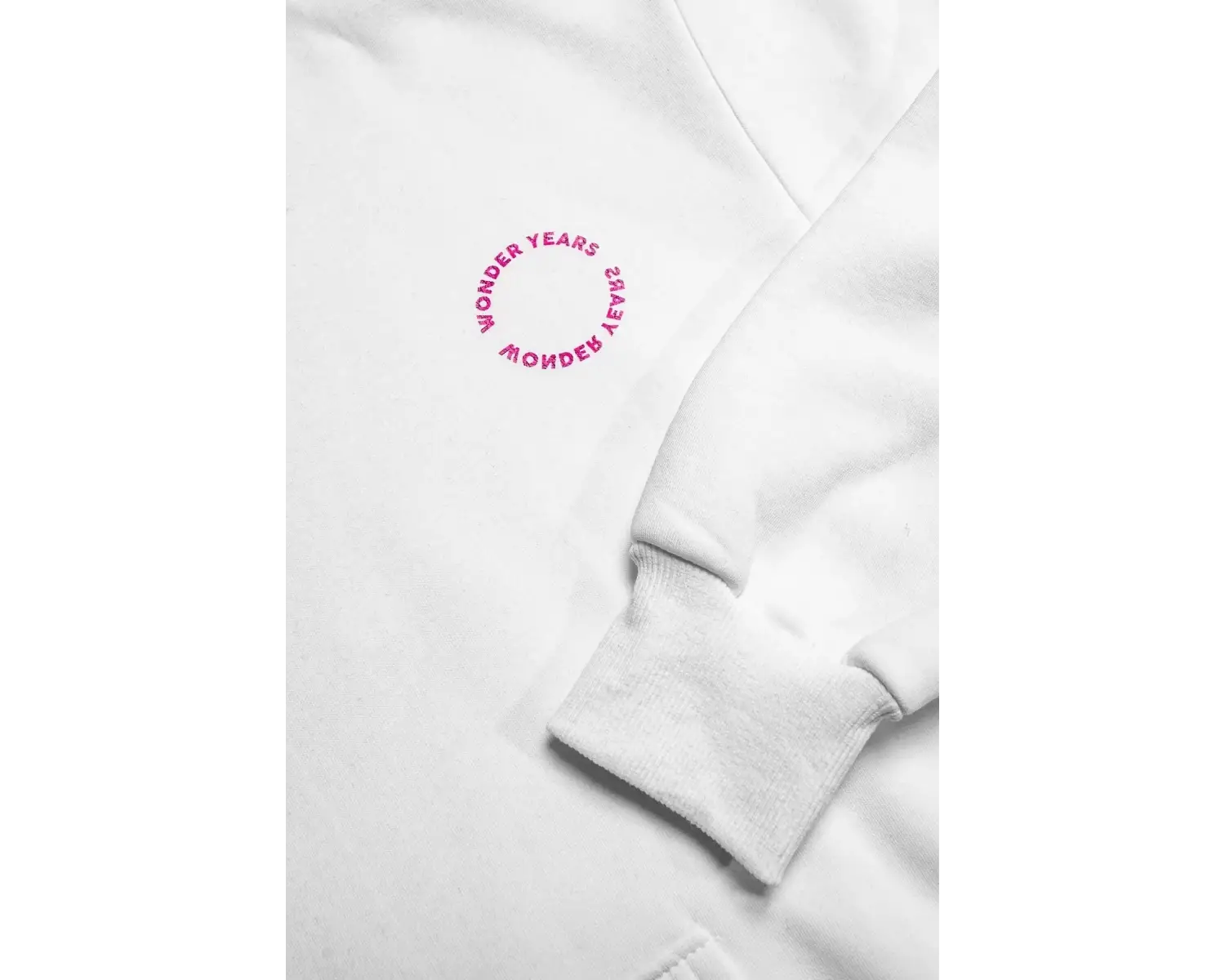 Wonder Years Baskılı Oversize Unisex Beyaz