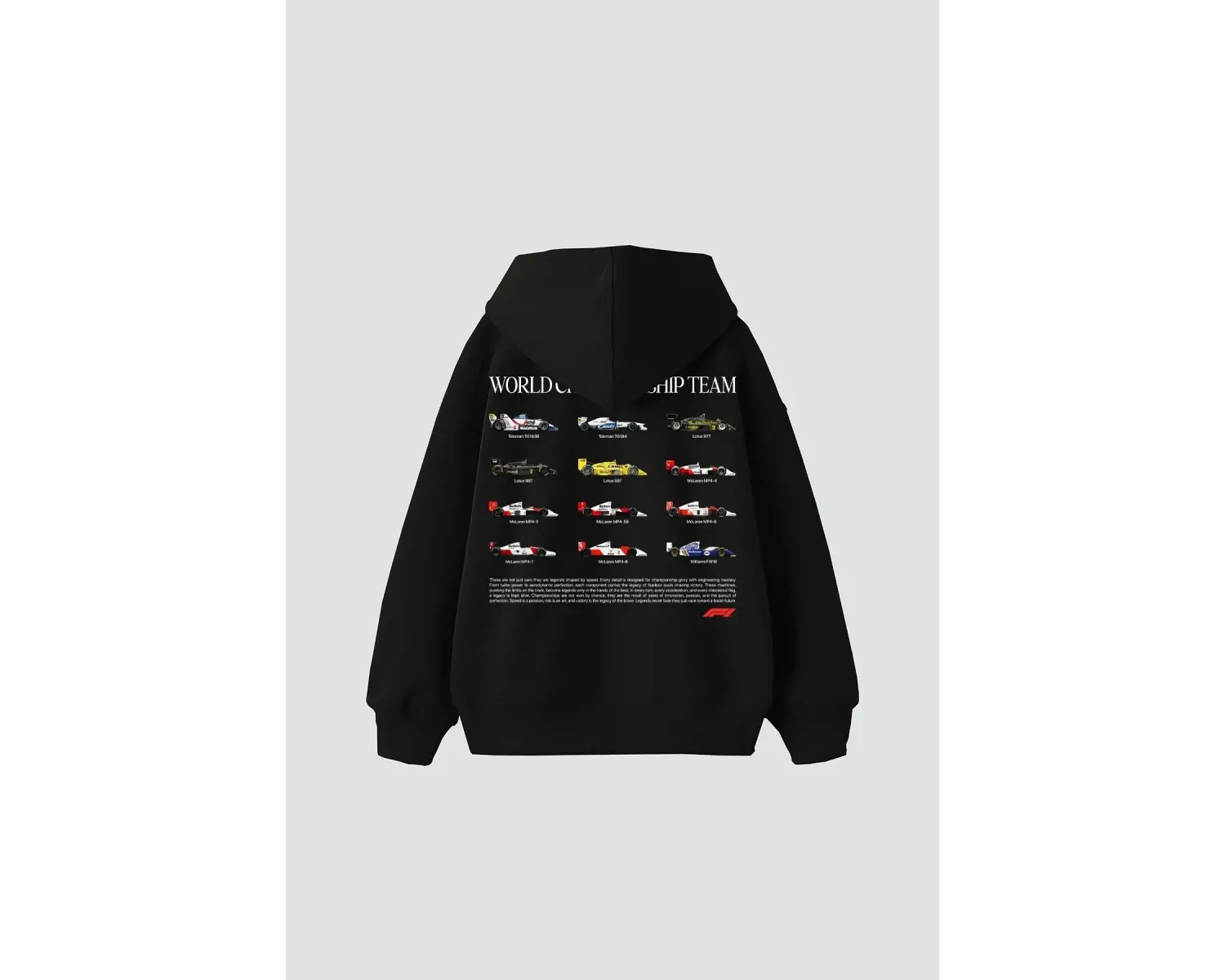 World Championship Team Baskılı Oversize Unisex Beyaz