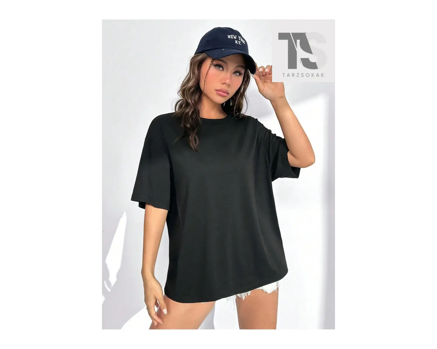 X Galloways Sloganlı Grafik Düşük Omuzlu Tişört