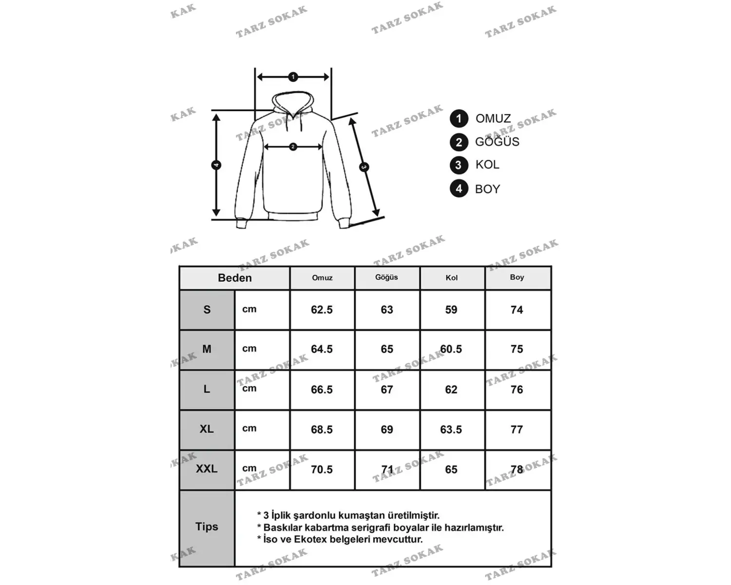 Y2K Drew Oversıze Sweatshirt Hoodie Siyah KOD 2066