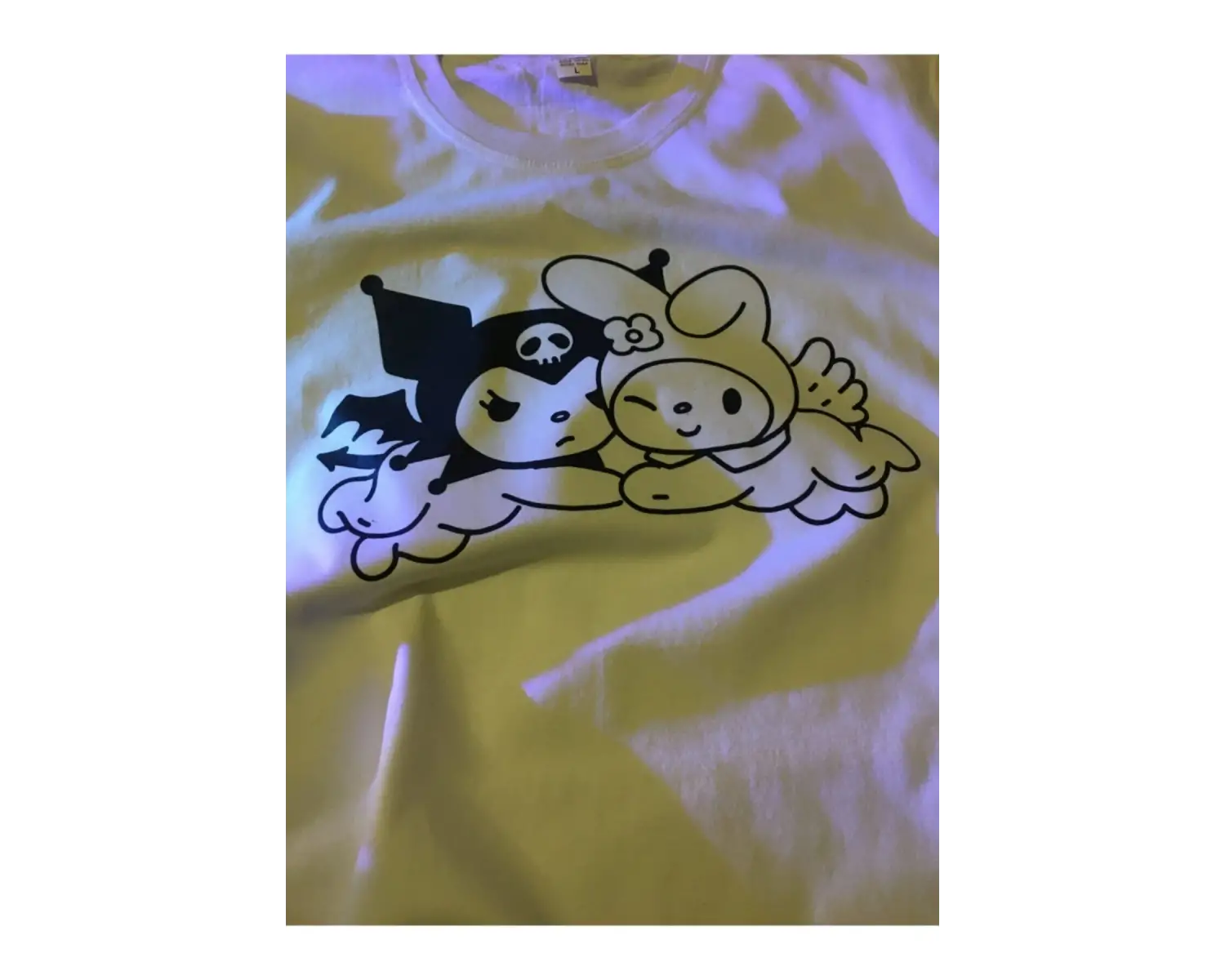 Y2k Kuromi & My Melody Tshirt