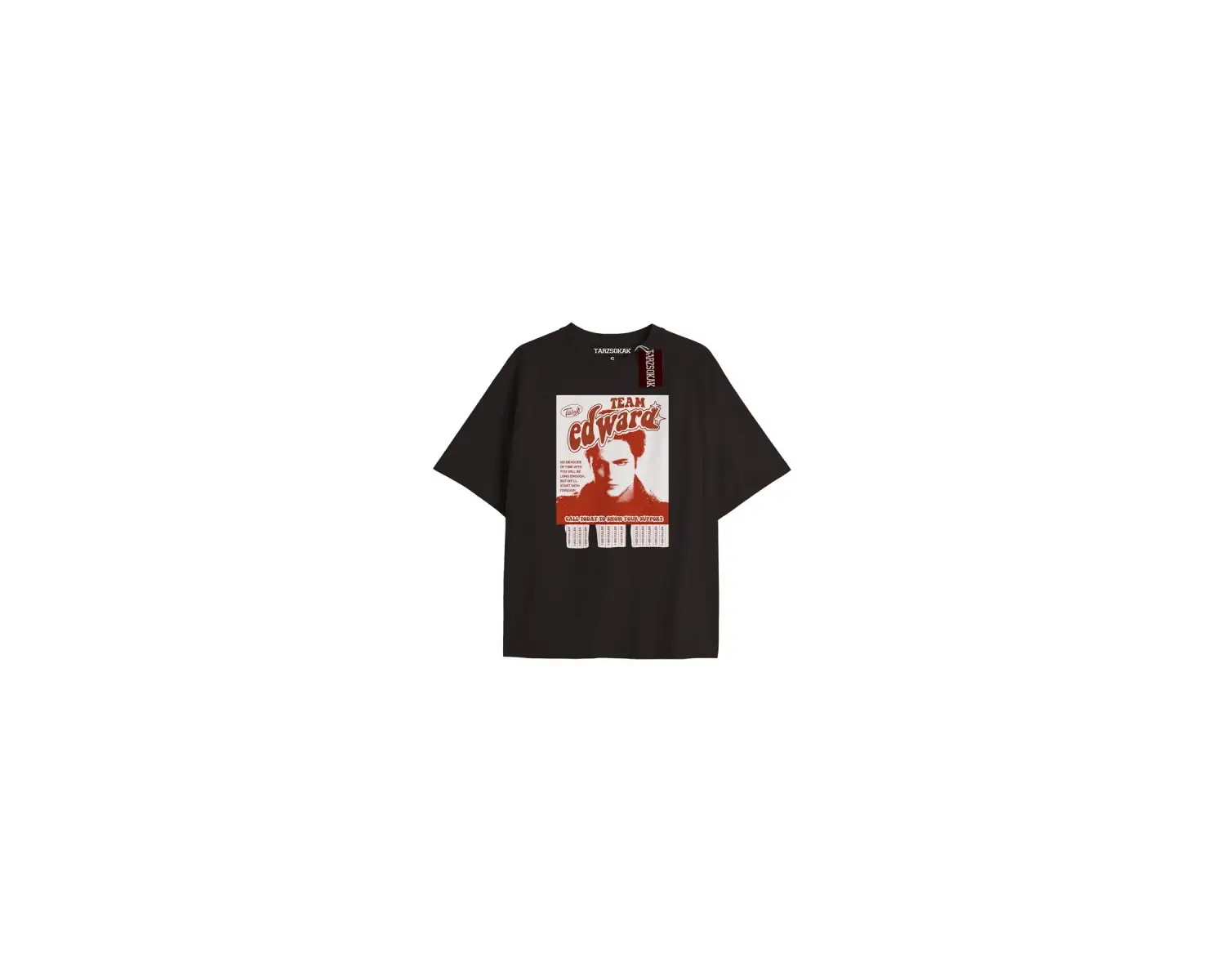 Y2k Twilight Team i love my boyfriend Tshirt KOD-Edward