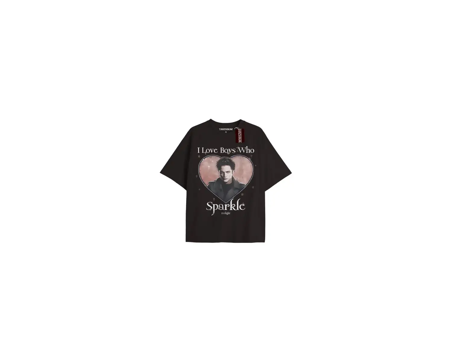 Y2k Twilight Team i love my boyfriend Tshirt KOD-Edward