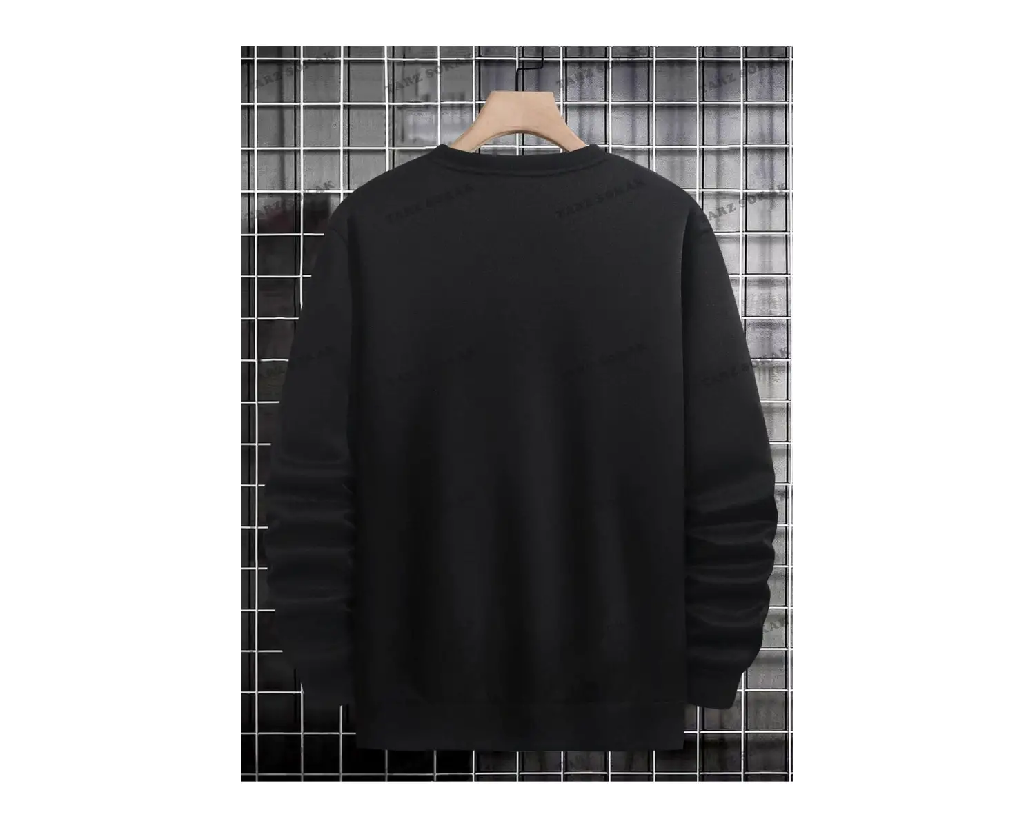 Y2K Unisex Bear & Fan Sweatshirt KOD 1549 Beyaz