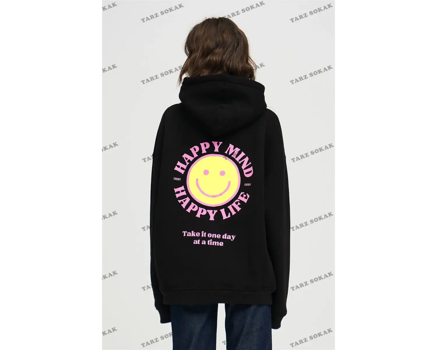Y2K Unisex Happy Life Sweatshirt KOD 2000