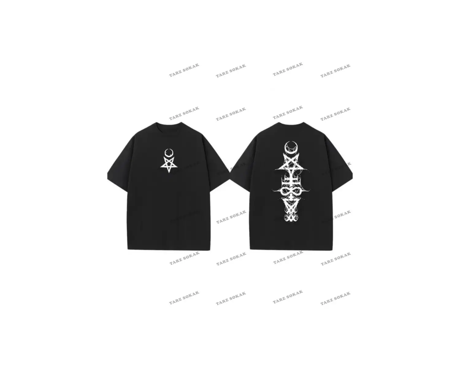 Y2K Unisex Harajuka Anime Retro Kawai Kuromi T-shirt Kod-Mavi-Etiket:  8353