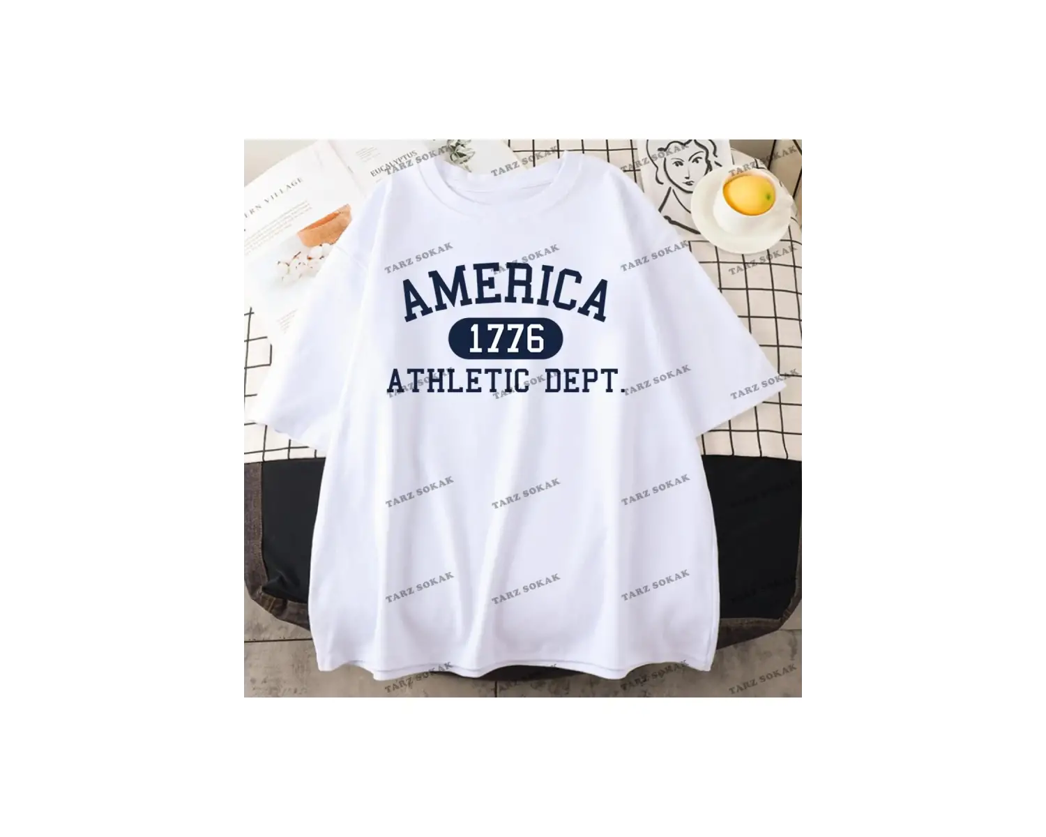 Y2K Unisex Harajuka Anime Retro Kawai Kuromi T-shirt Kod-Mavi-Etiket:  8384