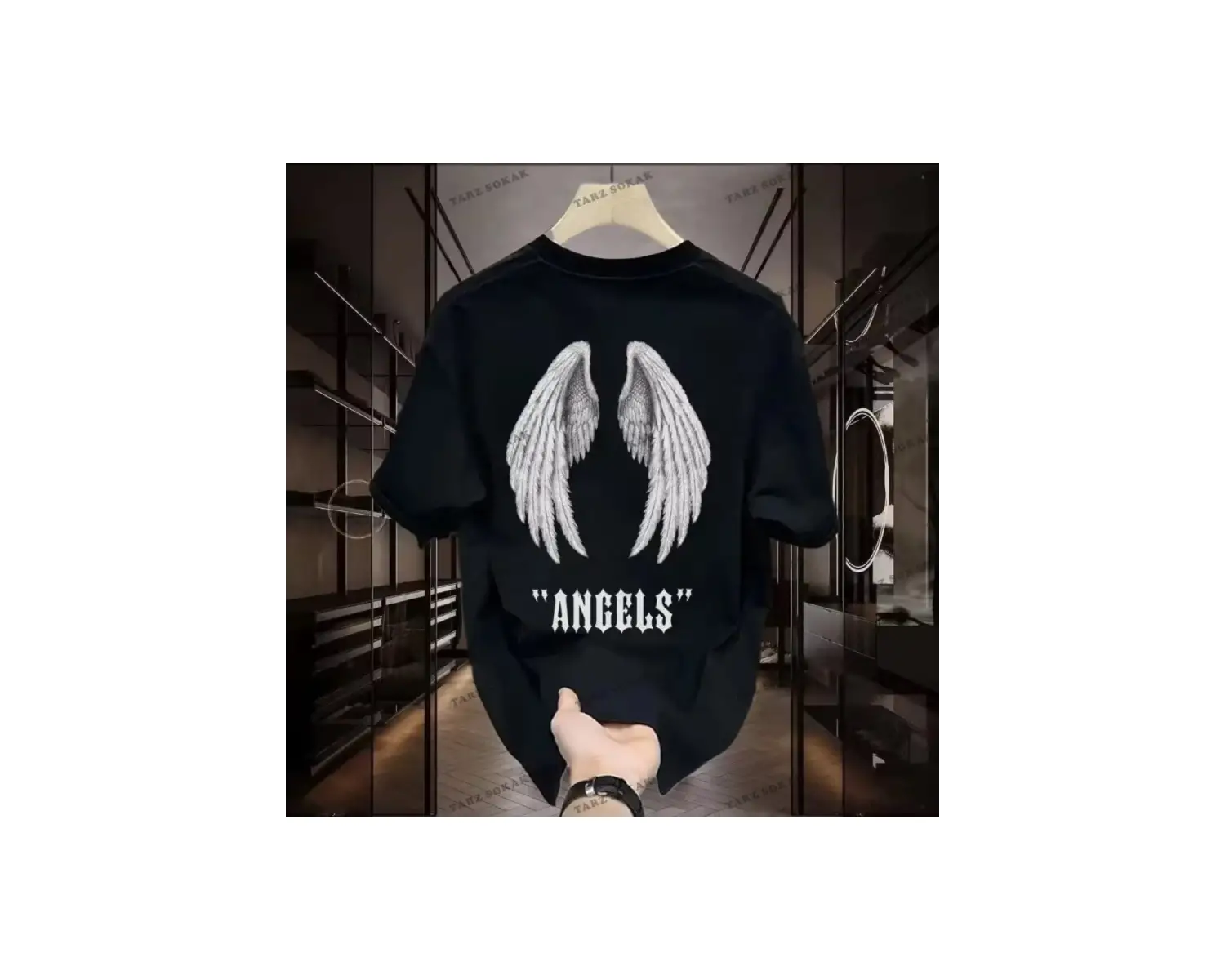 Y2K Unisex Harajuka Anime Retro Kawai Kuromi T-shirt Kod-Mavi-Etiket:  8474