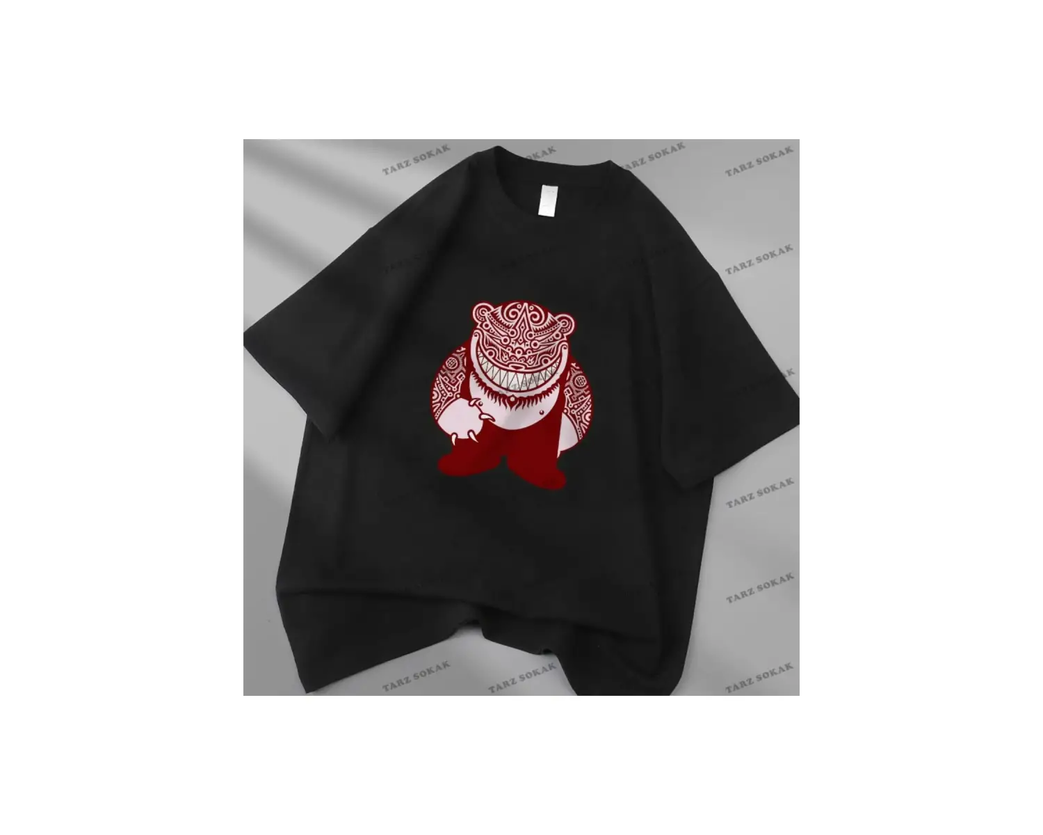 Y2K Unisex Harajuka Anime Retro Kawai Kuromi T-shirt Kod-Mavi-Etiket:  8492