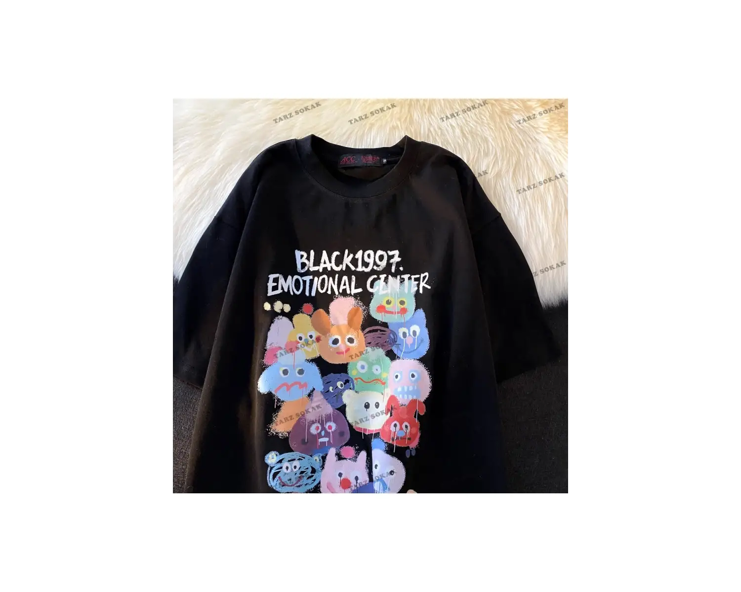 Y2K Unisex Harajuka Anime Retro Kawai Kuromi T-shirt Kod  Rertr Tarzsokak 6635
