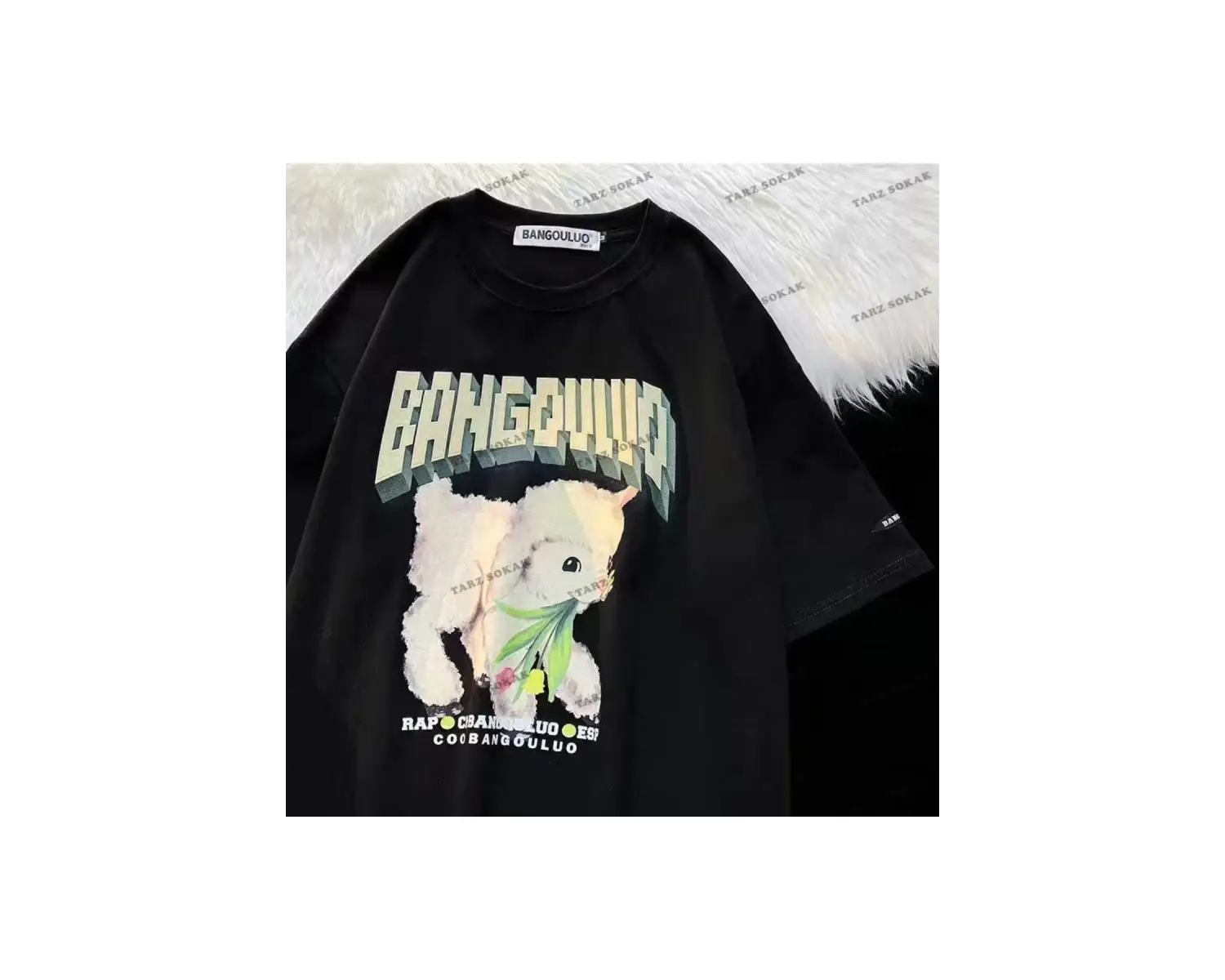 Y2K Unisex Harajuka Anime Retro Kawai Kuromi T-shirt Kod  Rertr Tarzsokak 6638