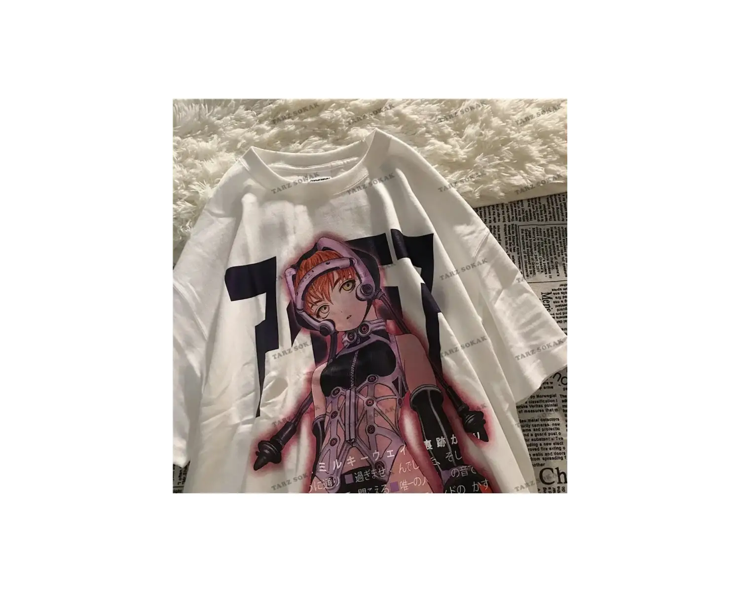 Y2K Unisex Harajuka Anime Retro Kawai Kuromi T-shirt Kod  Rertr Tarzsokak 6652