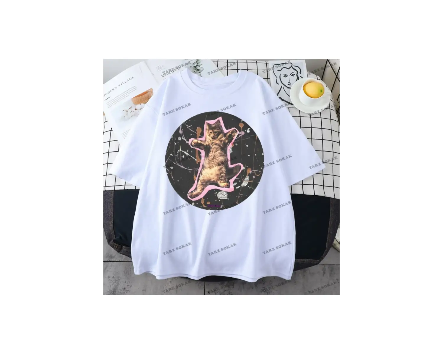 Y2K Unisex Harajuka Anime Retro Kawai Kuromi T-shirt Kod  Rertr Tarzsokak 6668