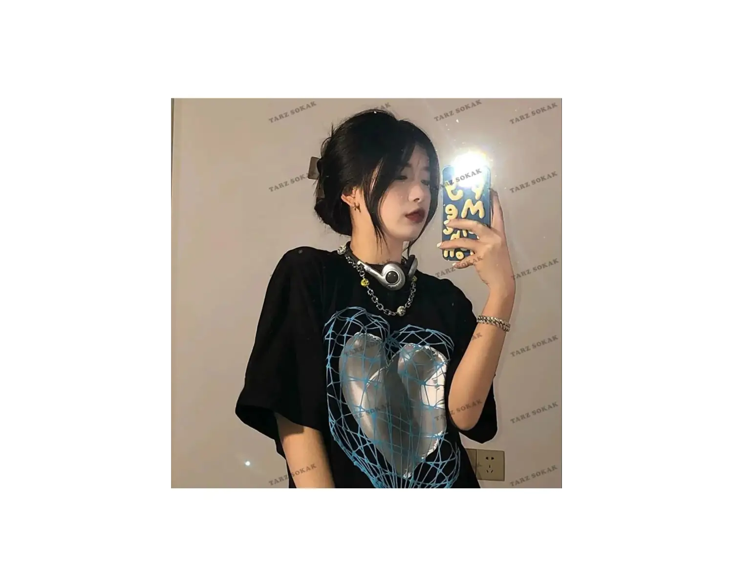 Y2K Unisex Harajuka Anime Retro Kawai Kuromi T-shirt Kod  Rertr Tarzsokak 6689