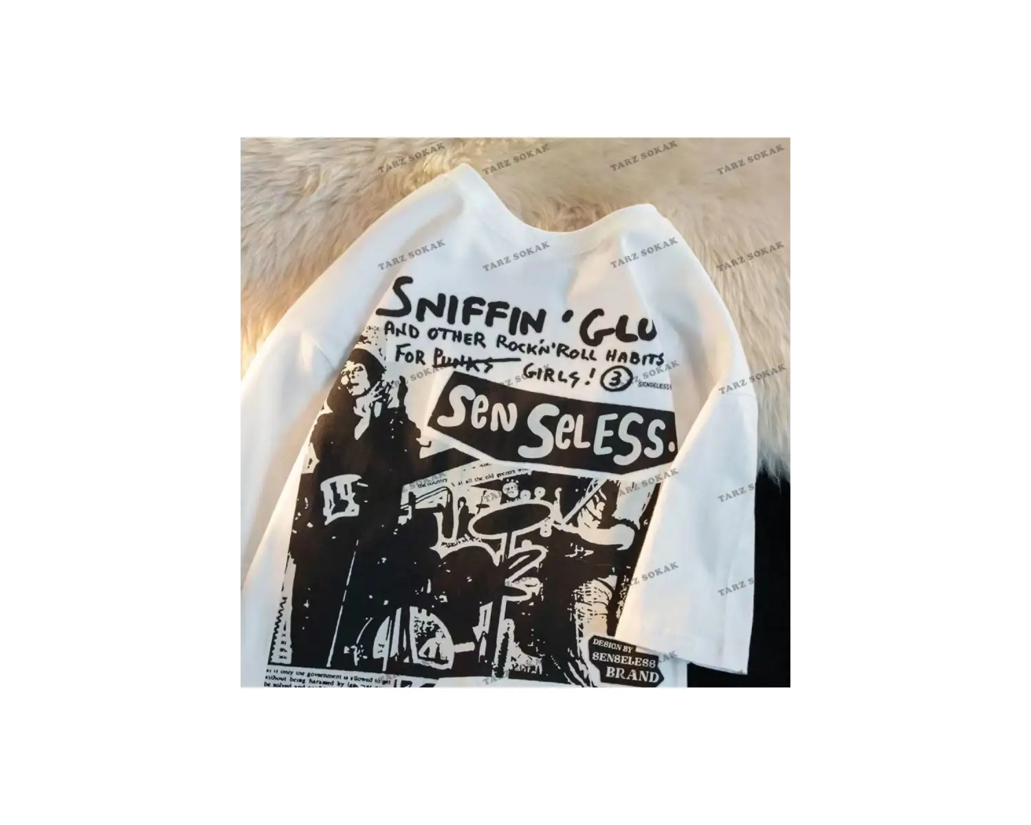 Y2K Unisex Harajuka Anime Retro Kawai Kuromi T-shirt Kod  Rertr Tarzsokak 6705