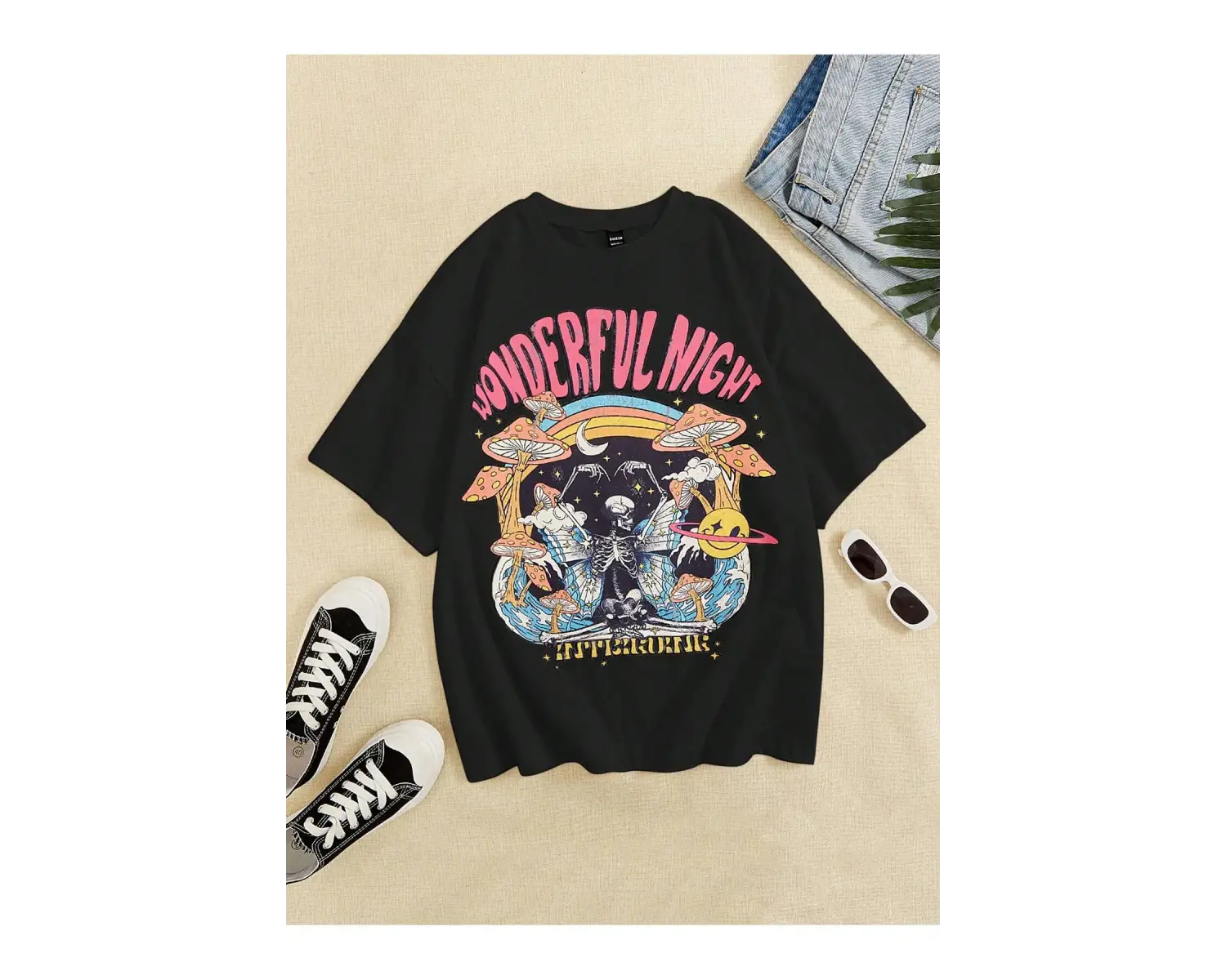 Y2K Unisex Harajuka Anime Retro Kawai Kuromi T-shirt Kod  Rertr Tarzsokak 6741