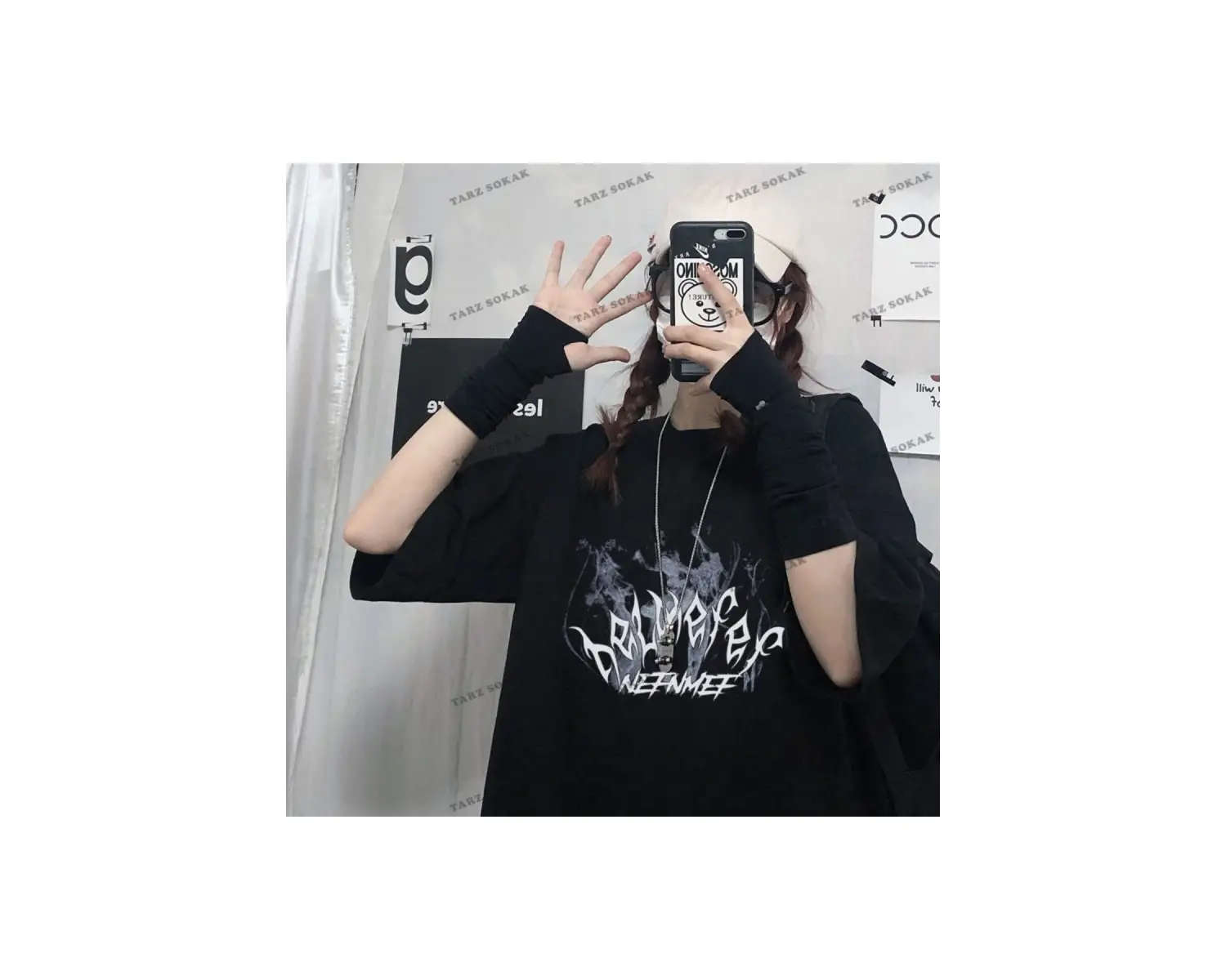 Y2K Unisex Harajuka Anime Retro Kawai Kuromi T-shirt Kod  Rertr Tarzsokak 6742