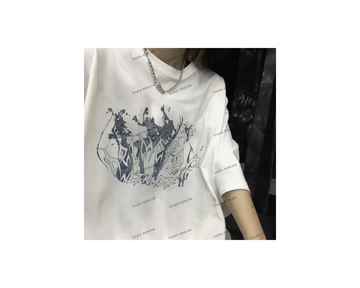 Y2K Unisex Harajuka Anime Retro Kawai Kuromi T-shirt Kod  Rertr Tarzsokak 6742