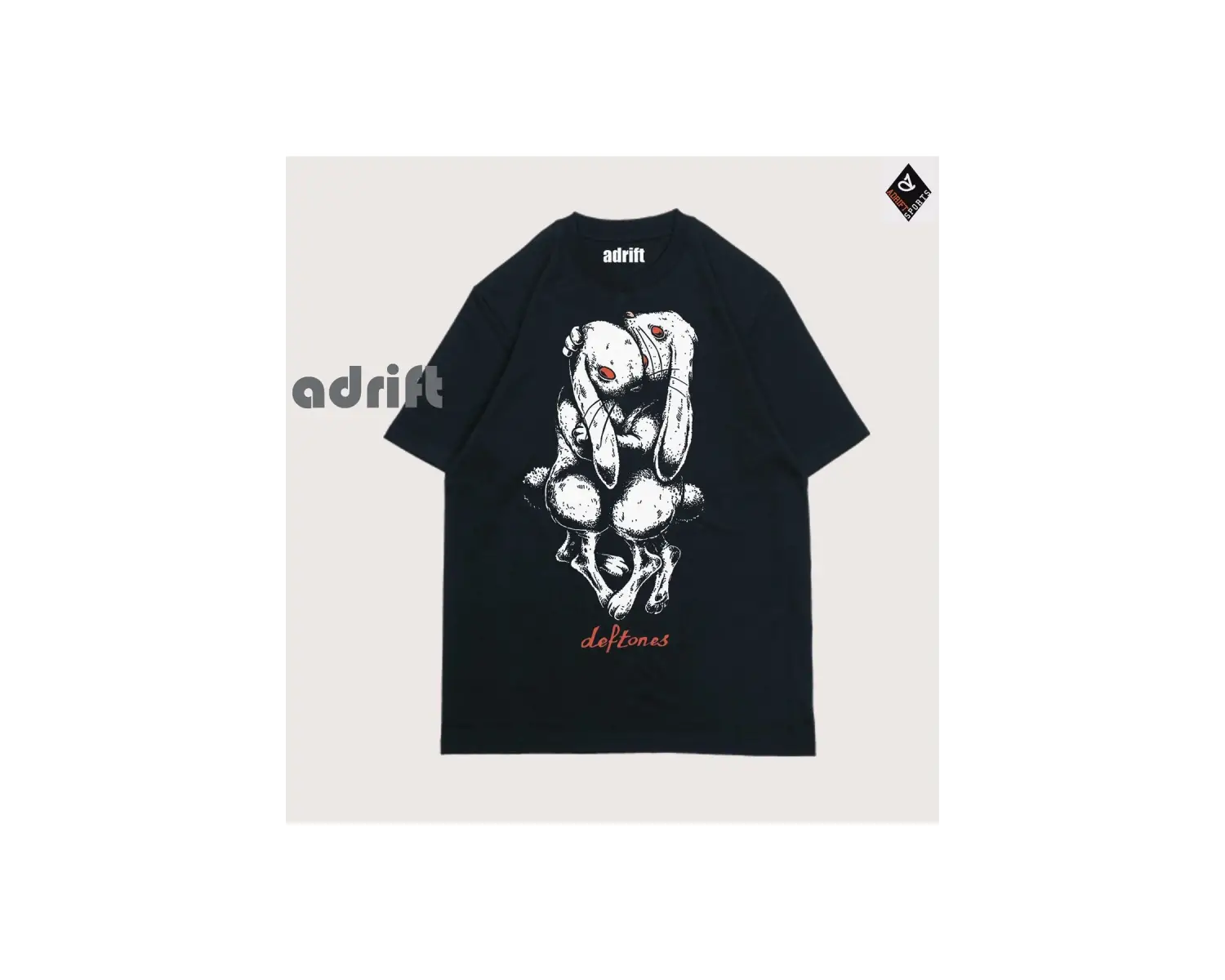 Y2K Unisex Harajuka Deftones Unisex Oversize Kalıp Tişört