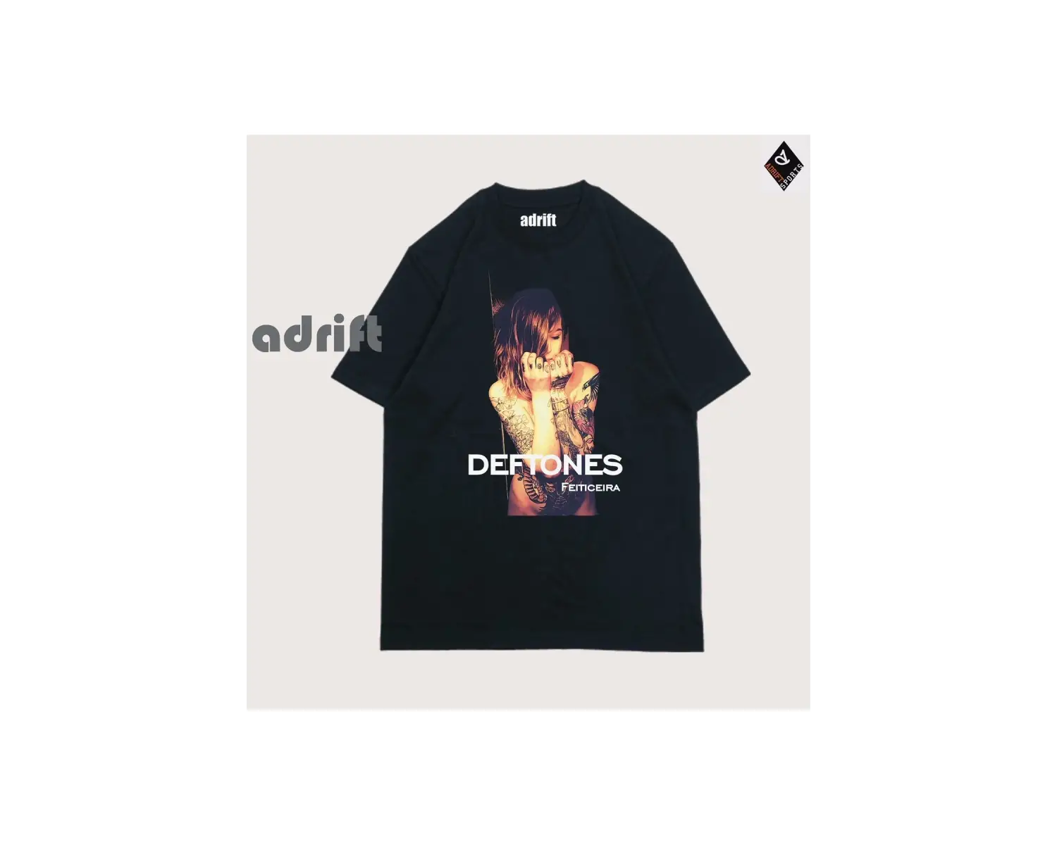 Y2K Unisex Harajuka Deftones Unisex Oversize Kalıp Tişört