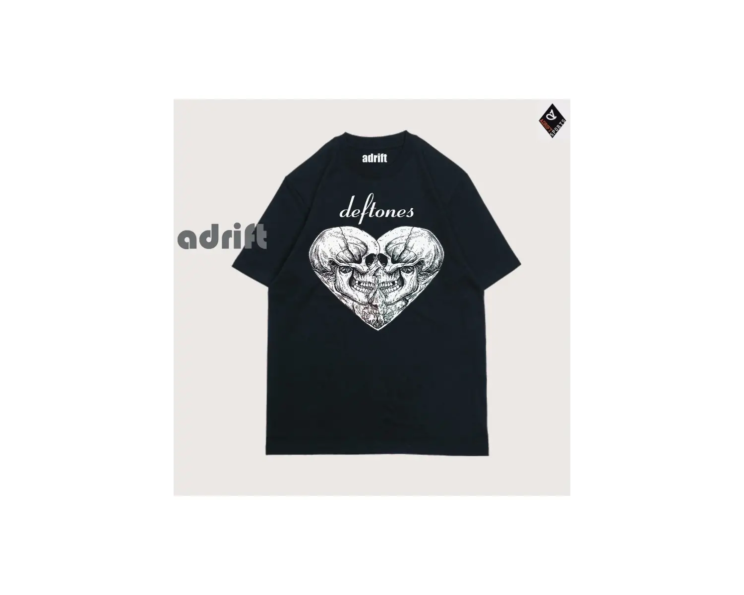 Y2K Unisex Harajuka Deftones Unisex Oversize Kalıp Tişört